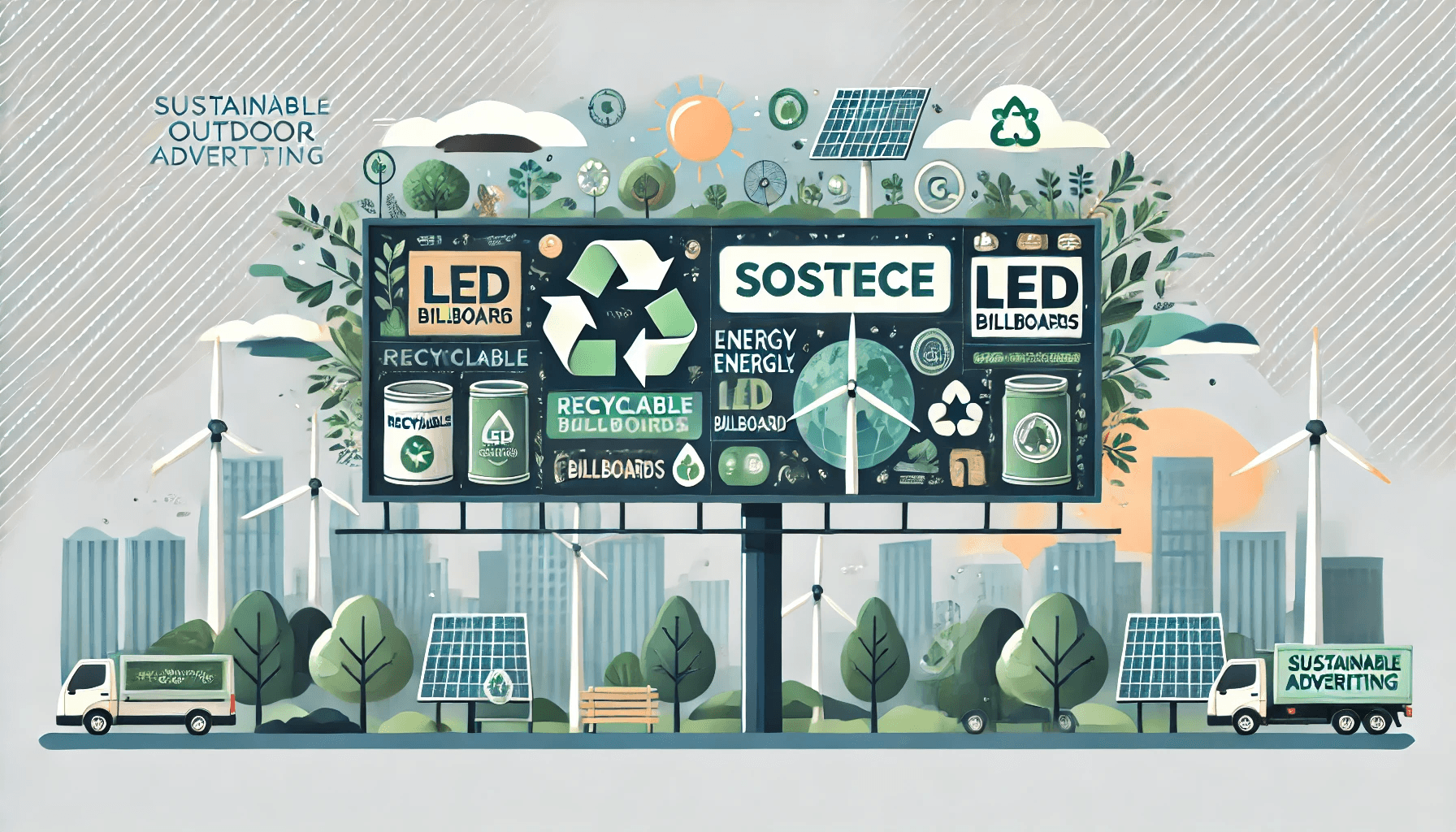 環境に配慮したサステナブル広告の拡大のイメージ図