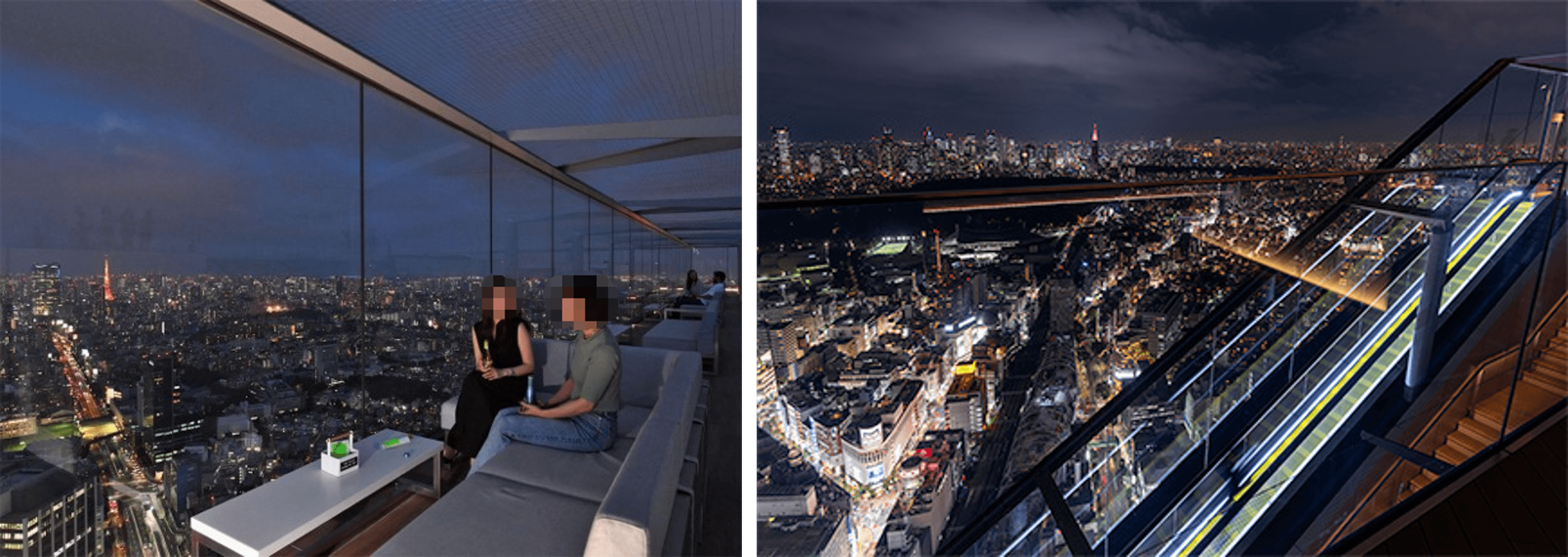 渋谷スクランブルスクエアの夜景のイメージ画像