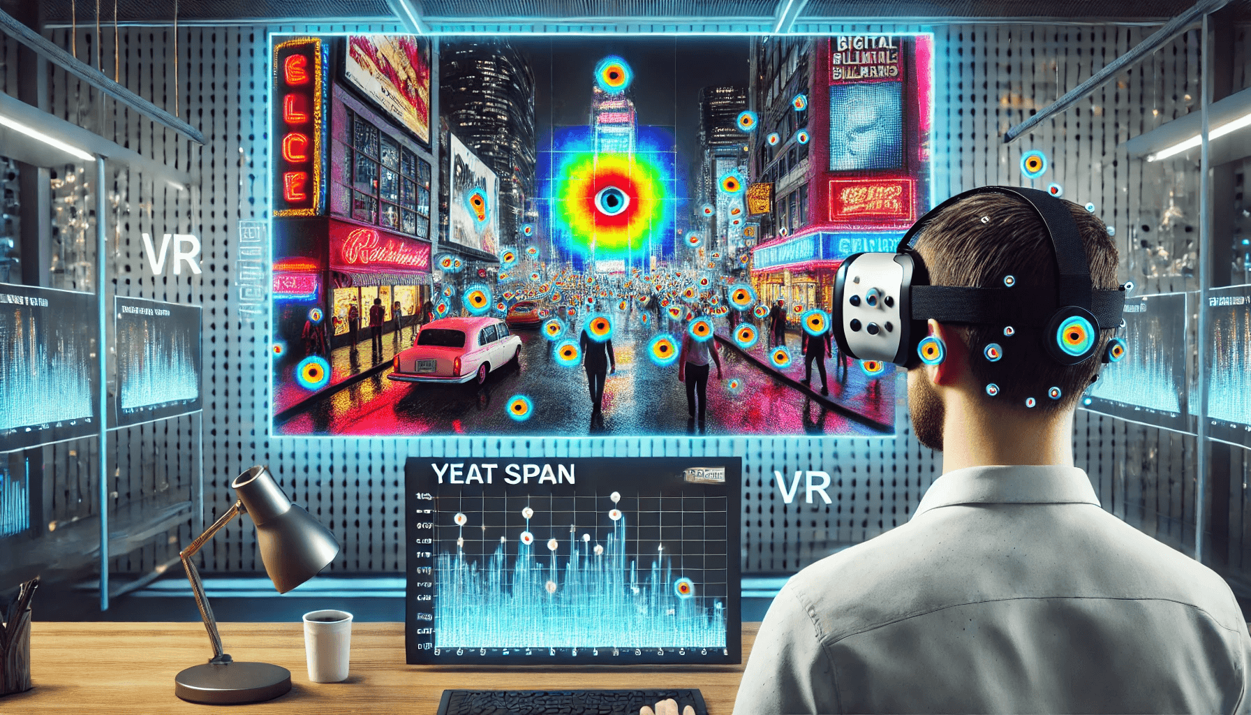 VRアイトラッキングによる視認率分析