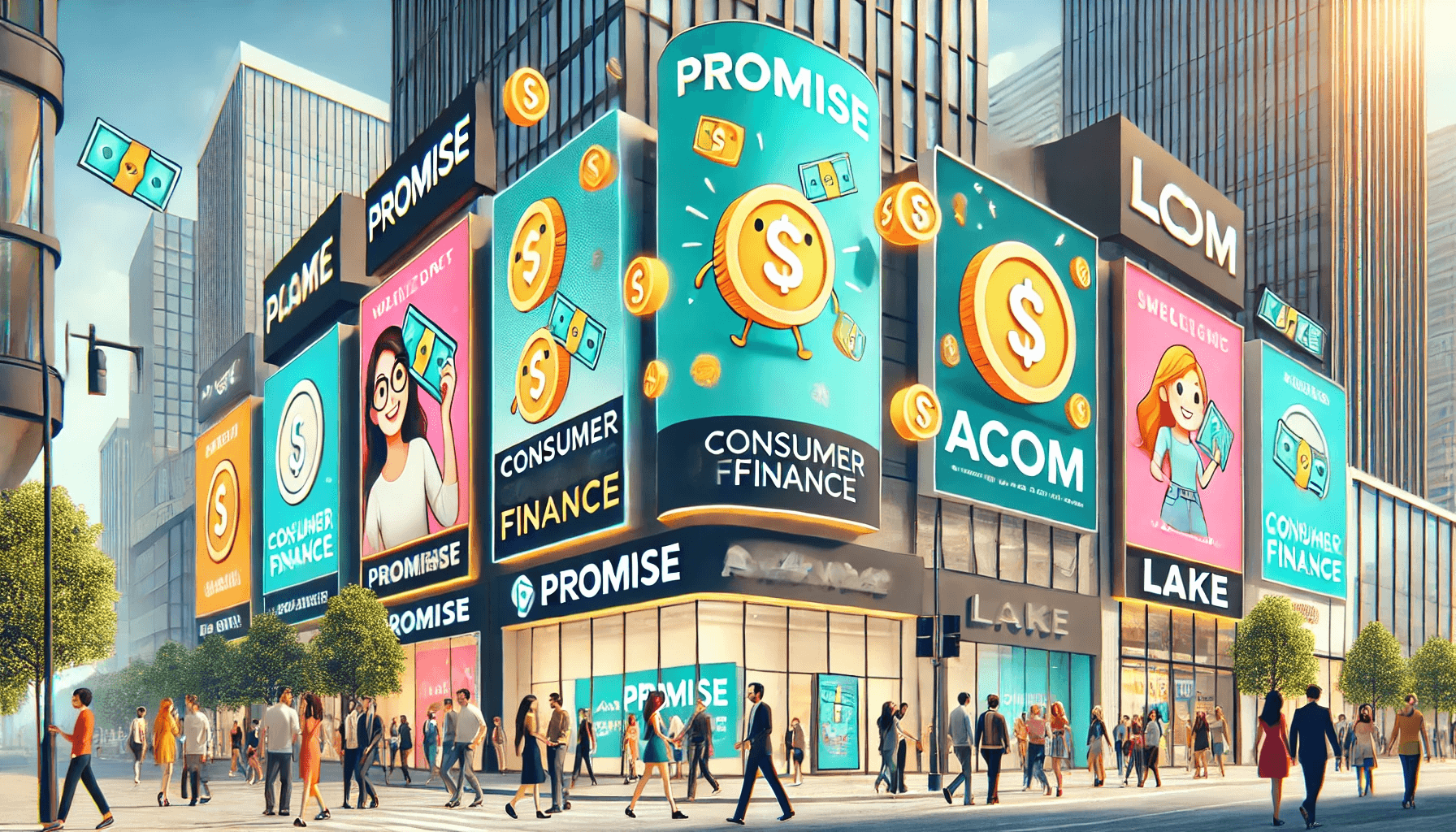 消費者金融&屋外広告イメージ